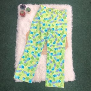 Lilly Pulitzer Toucan Too Jays Golf Capri Pants